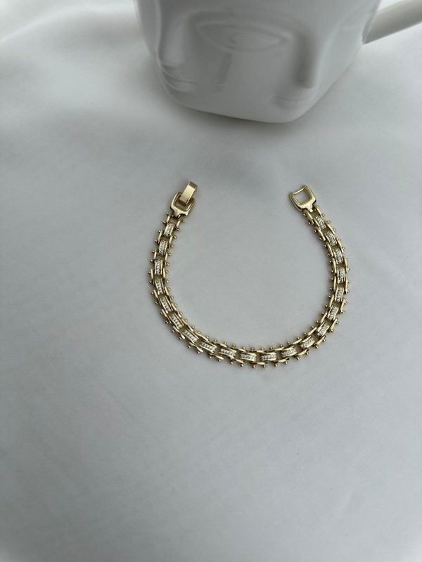 ÖZEL SERİ ZİRKON TAŞLI  KORDON BİLEKLİK